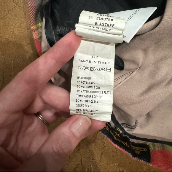 Vivienne Westwood plaid sea monster print shorts 40 - Picture 5 of 11